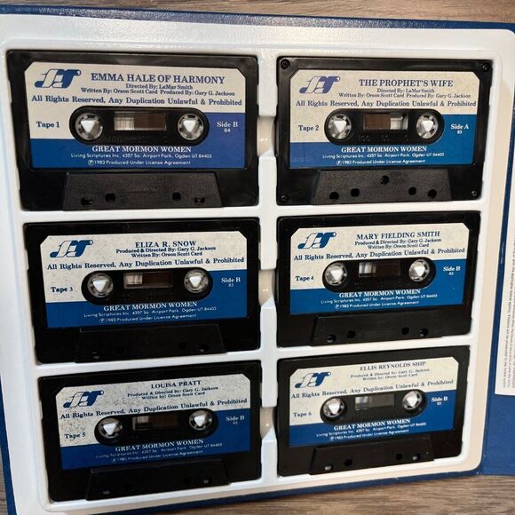 LDS Great Mormon Women Dramatized Cassette Tape Set By The Living Scriptures - Picture 5 of 5